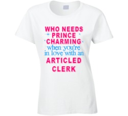 In Love With An Articled Clerks Cute Occupation T Shirt