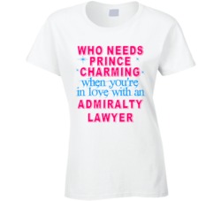 In Love With An Admiralty Lawyers Cute Occupation T Shirt