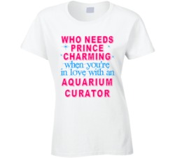 In Love With An Aquarium Curators Cute Occupation T Shirt