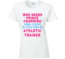 In Love With An Athletic Trainers Cute Occupation T Shirt