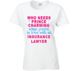 In Love With An Insurance Lawyers Cute Occupation T Shirt