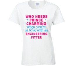 In Love With An Engineering Fitters Cute Occupation T Shirt