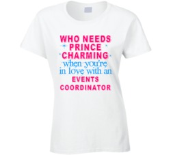 In Love With An Events Coordinators Cute Occupation T Shirt
