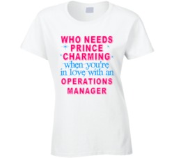In Love With An Operations Managers Cute Occupation T Shirt