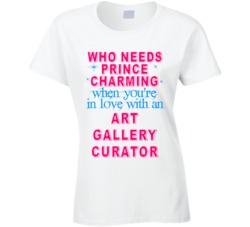 In Love With An Art Gallery Curators Cute Occupation T Shirt