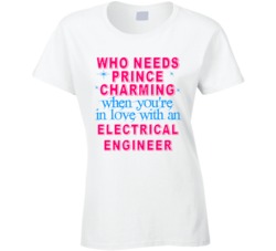In Love With An Electrical Engineers Cute Occupation T Shirt