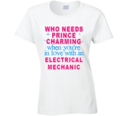 In Love With An Electrical Mechanics Cute Occupation T Shirt