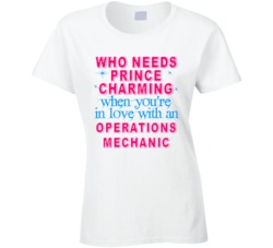 In Love With An Operations Mechanics Cute Occupation T Shirt