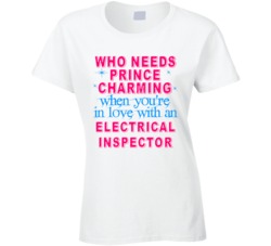 In Love With An Electrical Inspectors Cute Occupation T Shirt