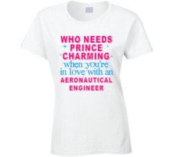 In Love With An Aeronautical Engineers Cute Occupation T Shirt