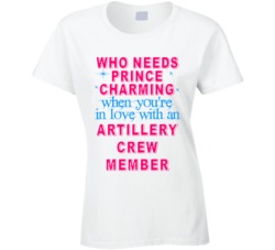 In Love With An Artillery Crew Members Cute Occupation T Shirt