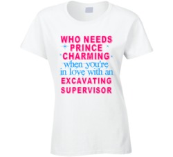 In Love With An Excavating Supervisors Cute Occupation T Shirt