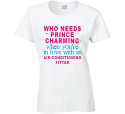 In Love With An Air-Conditioning Fitters Cute Occupation T Shirt