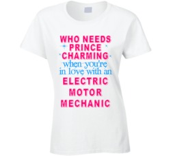 In Love With An Electric Motor Mechanics Cute Occupation T Shirt