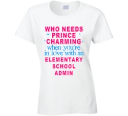 In Love With An Elementary School Admins Cute Occupation T Shirt