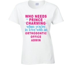 In Love With An Orthodontic Office Admins Cute Occupation T Shirt