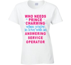 In Love With An Answering Service Operators Cute Occupation T Shirt