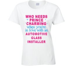 In Love With An Automotive Glass Installers Cute Occupation T Shirt