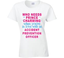 In Love With An Accident Prevention Officers Cute Occupation T Shirt