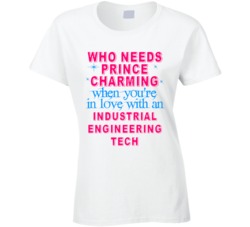 In Love With An Industrial Engineering Techs Cute Occupation T Shirt
