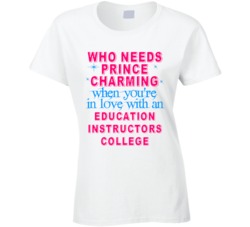 In Love With An Education Instructors Colleges Cute Occupation T Shirt