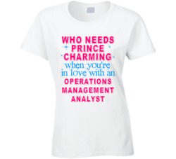 In Love With An Operations Management Analysts Cute Occupation T Shirt