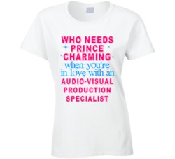 In Love With An Audio-visual Production Specialists Cute Occupation T 