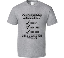 Herbalist Best Job In The World Occupation T Shirt