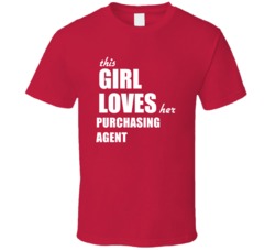 This Girl Loves Her Purchasing Agent T Shirt
