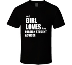 This Girl Loves Her Foreign Student Adviser T Shirt