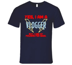 Yes I Am A Vlogger Funny Powers T Shirt
