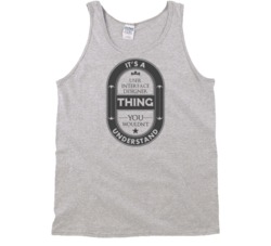 Its A User Interface Designer Thing Job Beer Label Tank Top