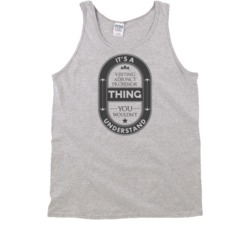 Its A Visiting Adjunct Professor Thing Job Beer Label Tank Top