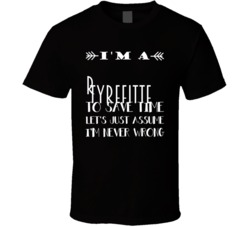 Im A Tyrefitter To Save Time Job T Shirt