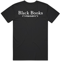 Black Books 2000s Tv Show Fan Logo T Shirt