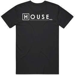House Md 2000s Tv Show Fan Logo T Shirt