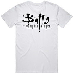 Buffy The Vampire Slayer 2000s Tv Show Fan Logo T Shirt