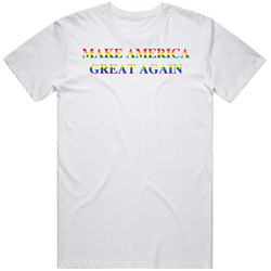 Maga Make America Great Again Pride Rainbow T Shirt