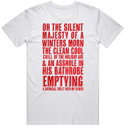 Winters Morn Bathrobe National Lampoons Christmas Vacation T Shirt