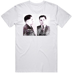 Jimmy Hoffa Mug Shot Distressed Vintage T Shirt