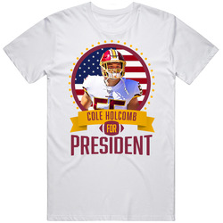 Cole Holcomb Washington Football For President T Shirt