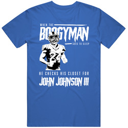 When The Boogyman Sleeps He Checks For John Johnson Iii Los Angeles Fo