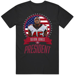 Deion Jones Atlanta Football For President T Shirt