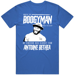 When The Boogyman Sleeps He Checks For Antoine Bethea New York Footbal
