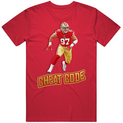 Cheat Code Nick Bosa San Francisco Football T Shirt