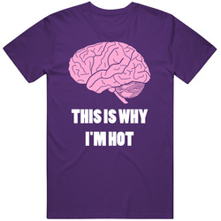 This Is Why Im Hot Brain T Shirt