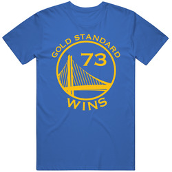 Golden State Gold Standard 73 Regular Season Record Steph Curry T Shir