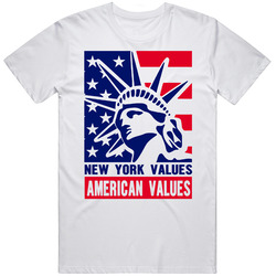 New York Values American Values Bernie Trump Cruz Elections T Shirt