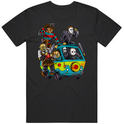 Horror Characters Hippie Van Freddy Vs Jason Chucky Leatherhead Ghostf
