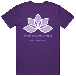 Living With Yourself Top Happy Spa Logo Tv Show T Shirt